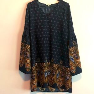 Charlotte Russe size L boho tunic dress
